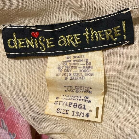 1970s Vintage Denise Are There Floral Halter Maxi Dress Ruffled Small Medium Jr - Picture 2 of 11